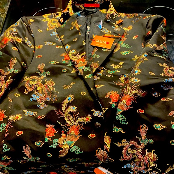 TALLIA Other - NWT TALLIA Men's Dragon Slim-Fit Jacquard Suit Jacket